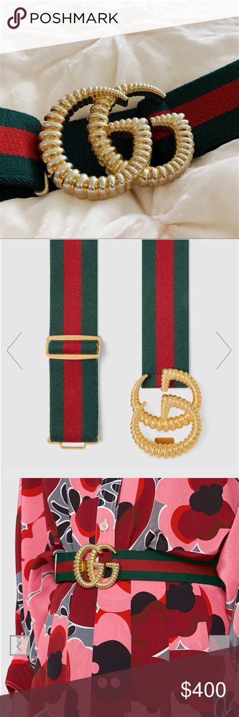 gucci web elastic belt|women authentic gucci belt.